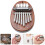 4Pièces Piano Pouce Kalimba 8 Clés Compact Bois Massif Usage Maison 10