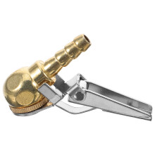 2Pièces Chuck Pneumatique Cuivre Avec Clip Gonfleur Rapide