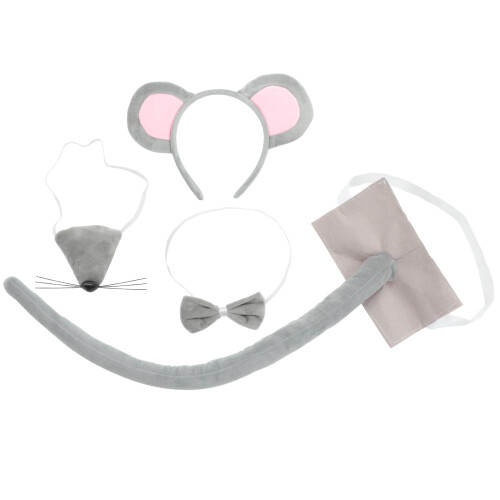 4Ensembles Accessoires Souris Cosplay Oreilles Queue Portable 1