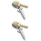 2Pièces Chuck Pneumatique Cuivre Avec Clip Gonfleur Rapide 7