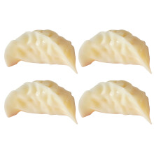 20Pièces Raviolis Simulés Beige En PVC Durable Pour Décor Et Photo