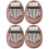 4Pièces Piano Pouce Kalimba 8 Clés Compact Bois Massif Usage Maison 7