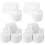 60Pièces Papier Boucles Bouche Blanches Décorations Festives Légères 2