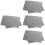 4Pièces Tapis Feutre Gris Professionnel Pour 8