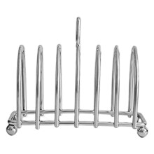 5Pcs Stainless Steel Bread Rack Metal Slice Toast Holder Kitchen