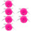 6Pièces Accessoires Roller Pompons Roses Sons Pour DIY 8