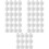 60Pièces Papier Boucles Bouche Blanches Décorations Festives Légères 9