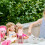3Pièces Jouet Distributeur Rose Plastique Mini Pour Jeu D'enfants 4