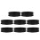16Pcs Multi-Use Stainless Steel Mousse Rings Black Kitchen Baking Tool 1