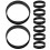 16Pcs Multi-Use Stainless Steel Mousse Rings Black Kitchen Baking Tool 10