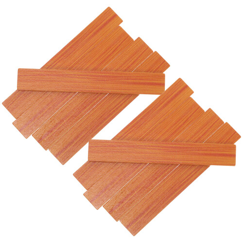 100Pièces Mini Revêtement Sol Bois Pour Maison De Durable
