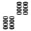 16Pcs Multi-Use Stainless Steel Mousse Rings Black Kitchen Baking Tool 8