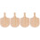 4Pièces Pelle À Bois Beige Manche Ergonomique Multiusage 6