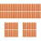100Pièces Mini Revêtement Sol Bois Pour Maison De Durable 5