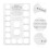 10Pièces Cercles Mesure Taille Portable Pour Usage Varié 10