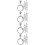 40Pcs Silver Zinc Alloy Zipper Pulls for Bags Durable DIY Replacement 8