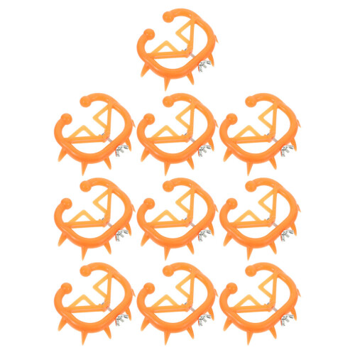 48Pièces Accessoires Sevrage Veau Clip Bétail Orange Robuste