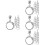 40Pcs Silver Zinc Alloy Zipper Pulls for Bags Durable DIY Replacement 6