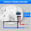 220V 800W Microwave Sensor Pir Occupancy Body Motion Detector Light 6