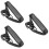 3Pièces Harnais Saxophone Noir En Velours, Ajustable Pour Styles 7