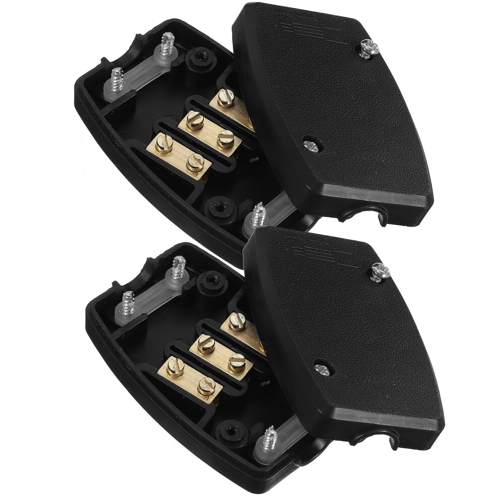 10Pcs Impact Resistant Black Outdoor Waterproof Plastic Junction Box 373456928298