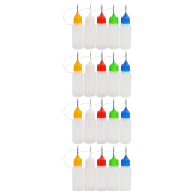 100Pcs Plastic Needle Tip Squeeze Bottles Refillable Glue Applicator