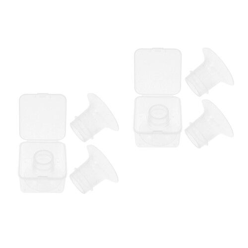 8Pcs Transparent Silicone Breast Pump Flange Inserts Parts 2