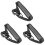 3Pièces Harnais Saxophone Noir En Velours, Ajustable Pour Styles 3