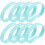 48Pièces Bracelets Silicone Confortables Bleu Ciel Pour Garçon 1