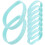 48Pièces Bracelets Silicone Confortables Bleu Ciel Pour Garçon 3
