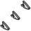3Pièces Harnais Saxophone Noir En Velours, Ajustable Pour Styles 5