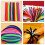 400Pcs Assorted Color Chenille Stems Flexible DIY Craft Bars for Kids 4