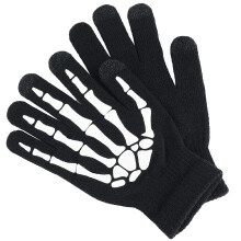 4Pairs Halloween Skull Bone Gloves Glow in Dark Stylish Winter Gloves