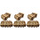 6Pièces Coffrets Puzzle Bois Marron Design Mental 6