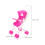 10Pièces Petite Poussette Rose Durable Pour Jeu Et Décoration 2