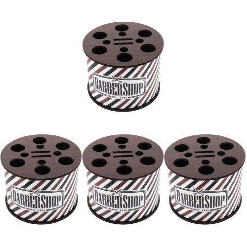 4Pièces Rangement Ciseaux Peignes Barbershop Portable Coloré 2