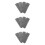 12Pcs Easy Install Grey Polyester Rv Stair Covers Camper Accessories 9