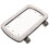 4Pcs Car Makeup Mirror Silver Plastic Glass Clip-on Vehicle Visor 2