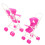 10Pièces Petite Poussette Rose Durable Pour Jeu Et Décoration 10