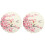2Pcs Multi Color Paper Parasols Wooden Handle Decorative Wedding Props 4