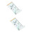 2Pcs White Chart Kids Wall Decor for Home Use 7