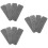 12Pcs Easy Install Grey Polyester Rv Stair Covers Camper Accessories 8
