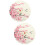 2Pcs Multi Color Paper Parasols Wooden Handle Decorative Wedding Props 9
