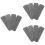12Pcs Easy Install Grey Polyester Rv Stair Covers Camper Accessories 7