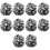 10Stk Performance Pom Poms PVC Für Cheerleading Events 9