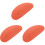 3Pcs Lightweight Brown Silicone Pottery Clay Tools 3