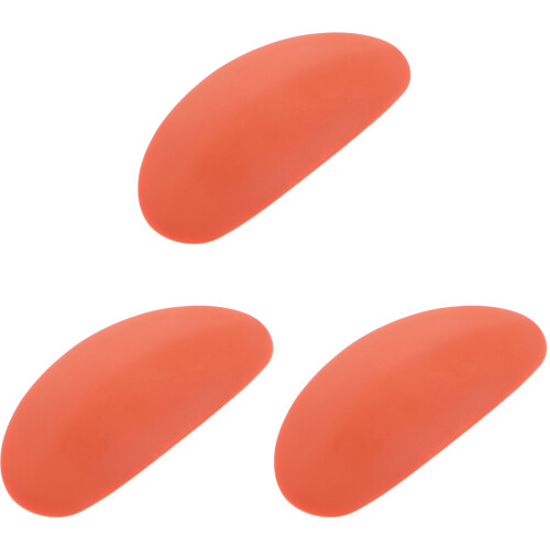 3Pcs Lightweight Brown Silicone Pottery Clay Tools 2