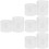 8Pcs Floating Fish Feeder Rings Acrylic Feeding Circles for Fish Tanks 8