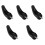 5Pcs Compact Motorcycle Storage Hangers Black Hook Accessories 5