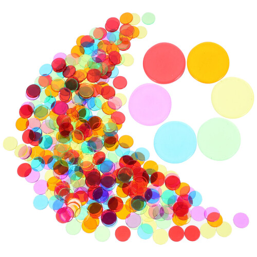 1500Pièces Marqueurs Plastiques Multicolores Pour Jeux En